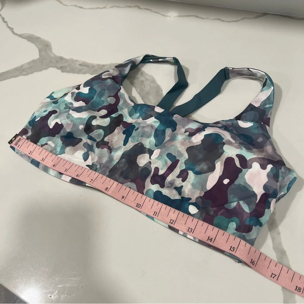 Spanx women's Camo Print Sports Bra low impact‎ size XL